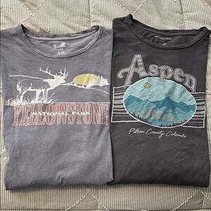 Vintage American Eagle long sleeve tee bundle